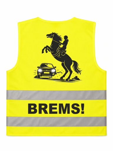 Warnweste Brems!